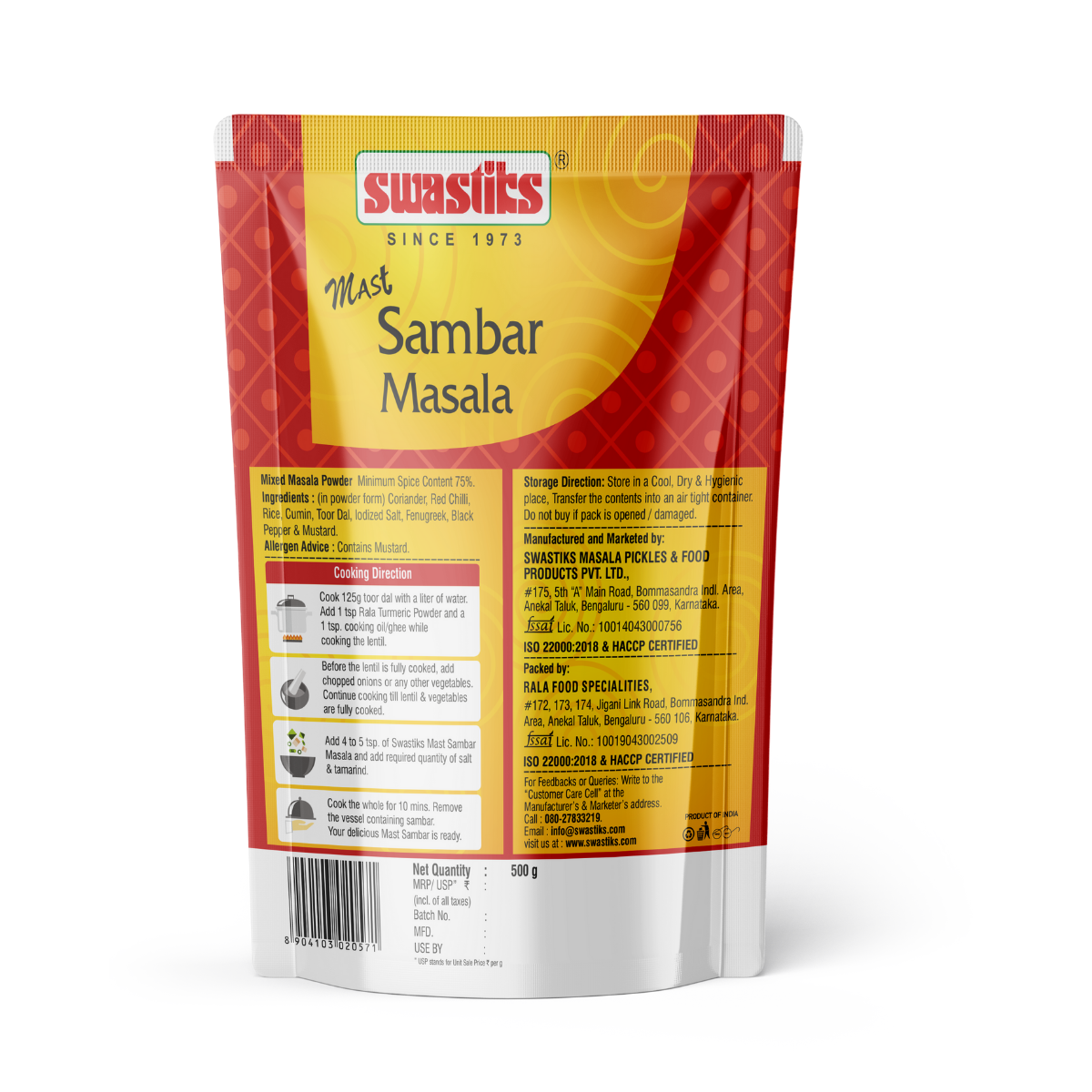 Mast Sambar Powder